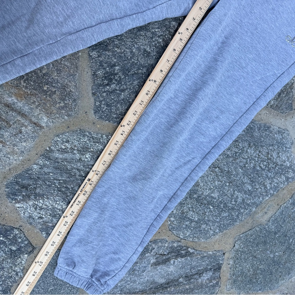 Alo Gray Grey Cuffed Folddown Drawstring Accolade… - image 6